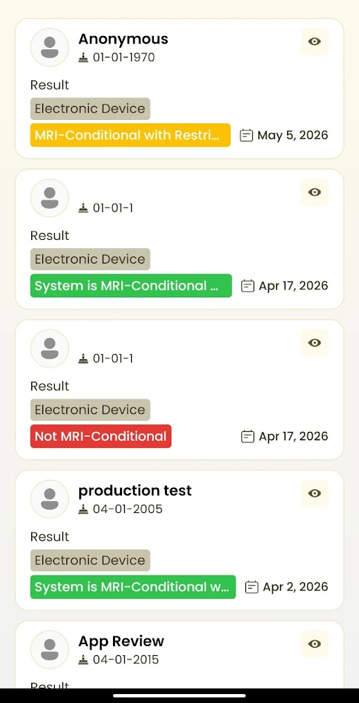 Color-Coded Results Instantly