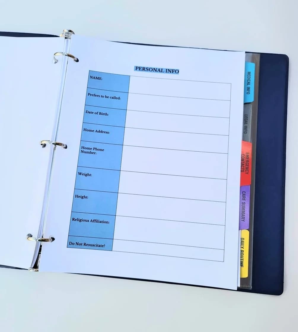 Paper Medication Log