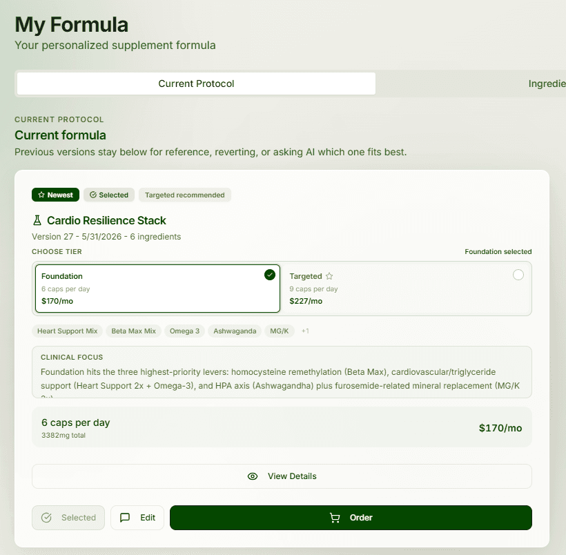 Your AI-Generated Formula