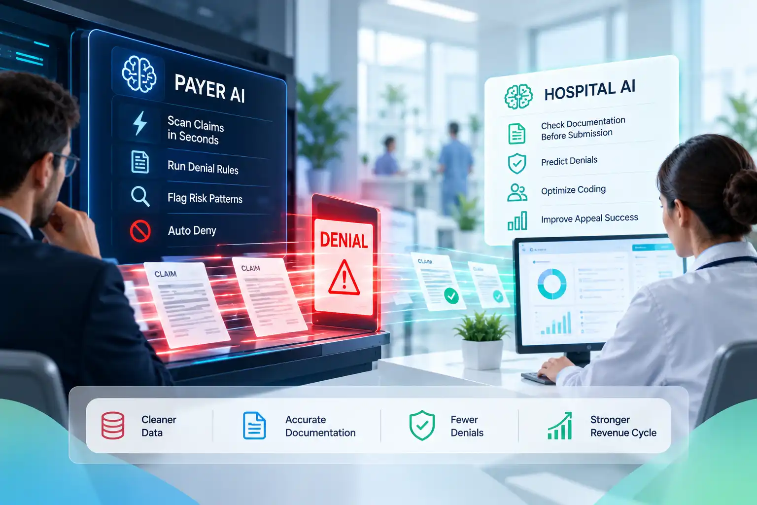 AI-powered revenue cycle management helps hospitals predict and prevent claim denials